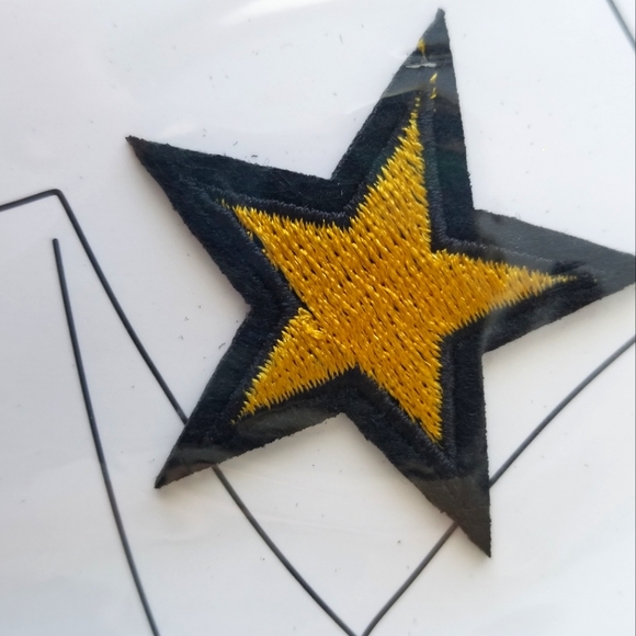 May Collection Set of Patches Unicorn, Heart Wings, &  Gold Star Patches NWT - Picture 4 of 4